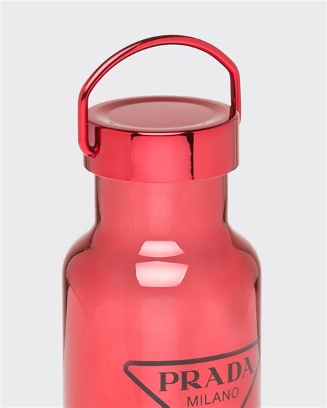 black prada bottle with red stripe|Red/black Stainless Steel Insulated Water Bottle, 500 Ml .